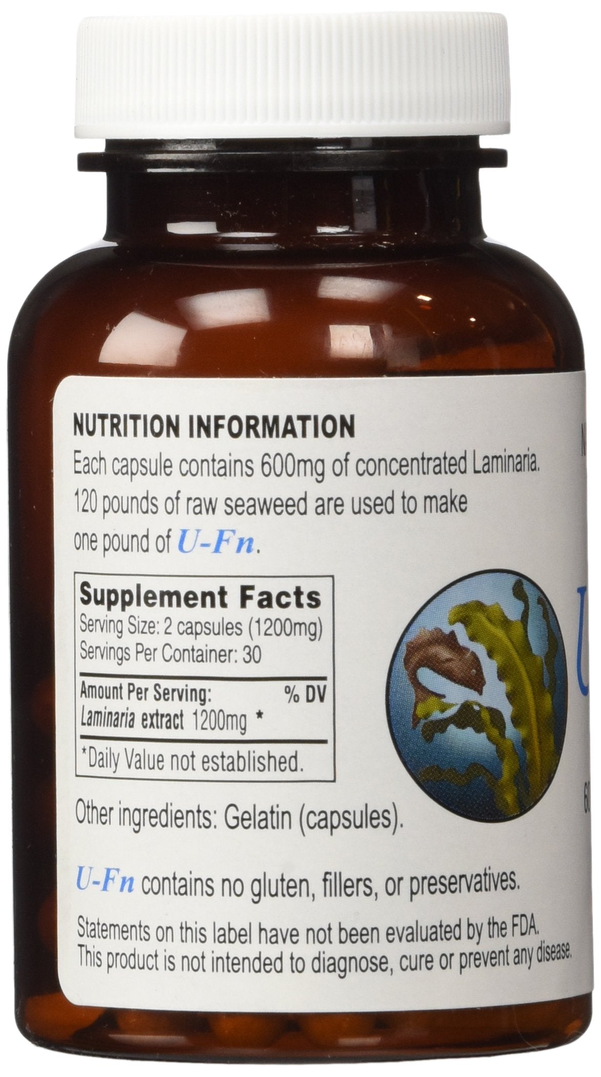 Pacific Standard U-Fn U-Fucoidan Extract 600 mg - 60 Capsules - image 4