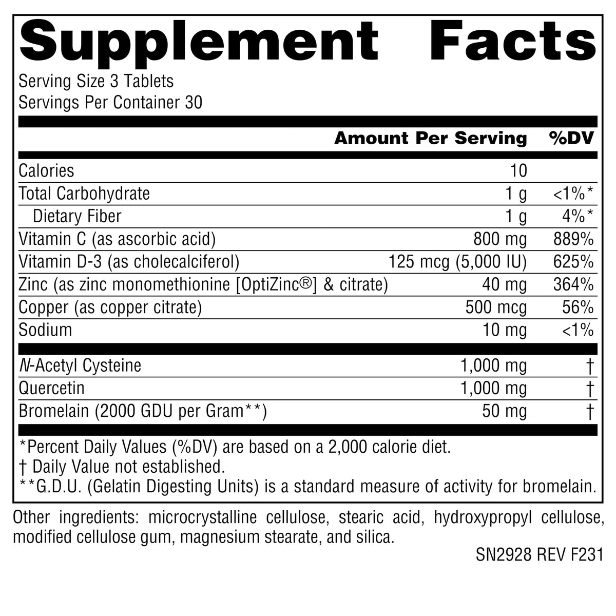 Source Naturals Wellness N-A-Cetin Immune Protocol - 90 Tablets - image 5