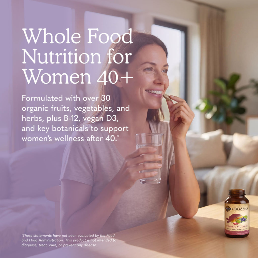 Garden of Life Organics Women 40+ Multivitamin - 120 Tablets - image 2