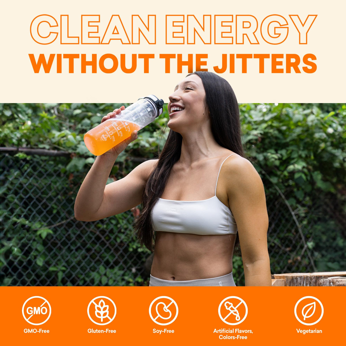 EBOOST Super Powder Energy Drink Mix Orange - 40 Servings - image 4