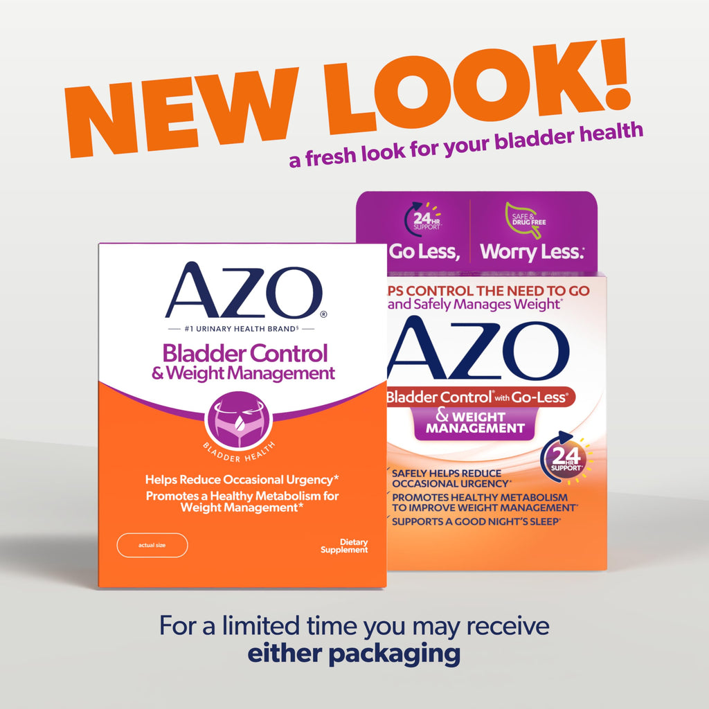AZO Bladder Control with Go-Less & Weight Management - 48 Capsules - image 2