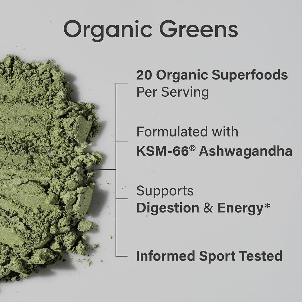 Sports Research® Organic Greens Superfood Powder w/Spirulina