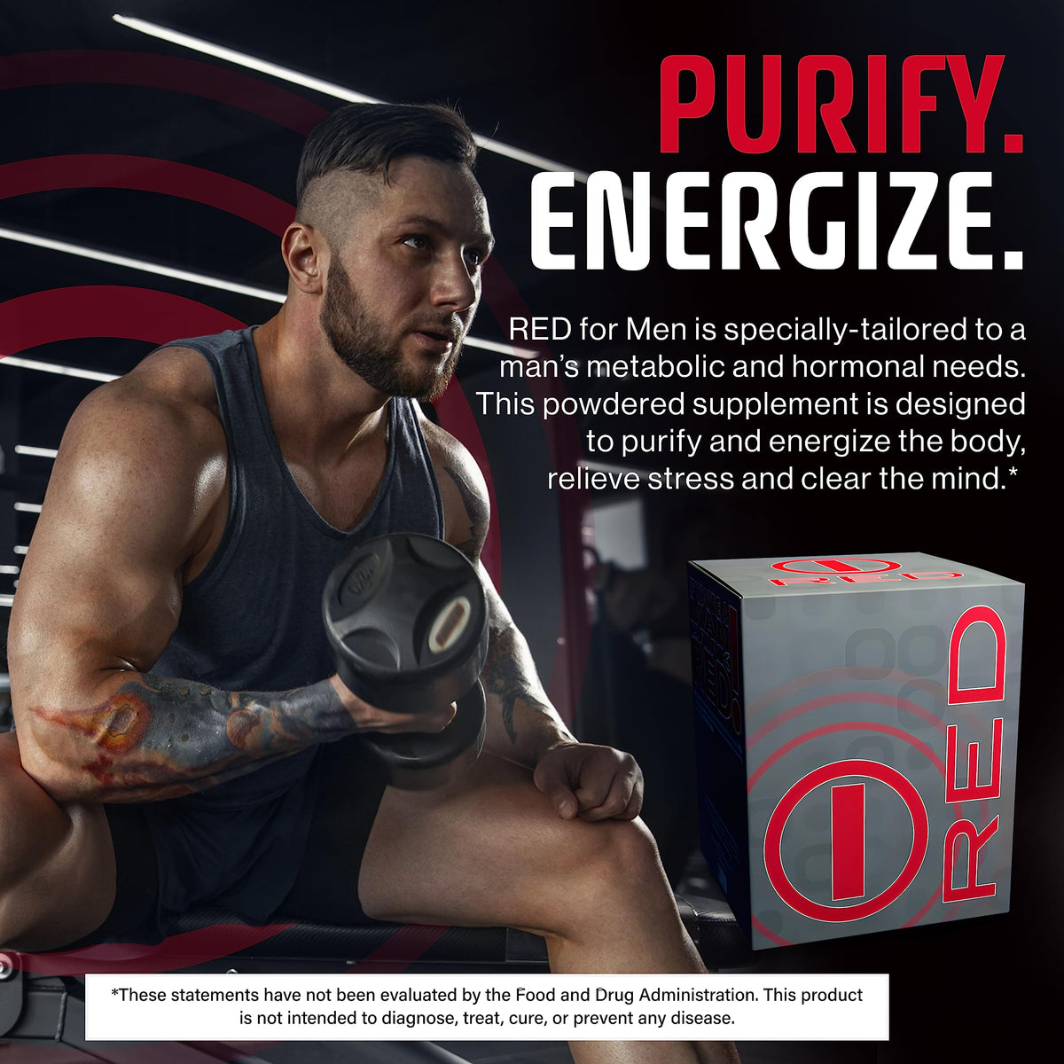bHIP Red For Men Energy Powder - 30 Servings - image 5