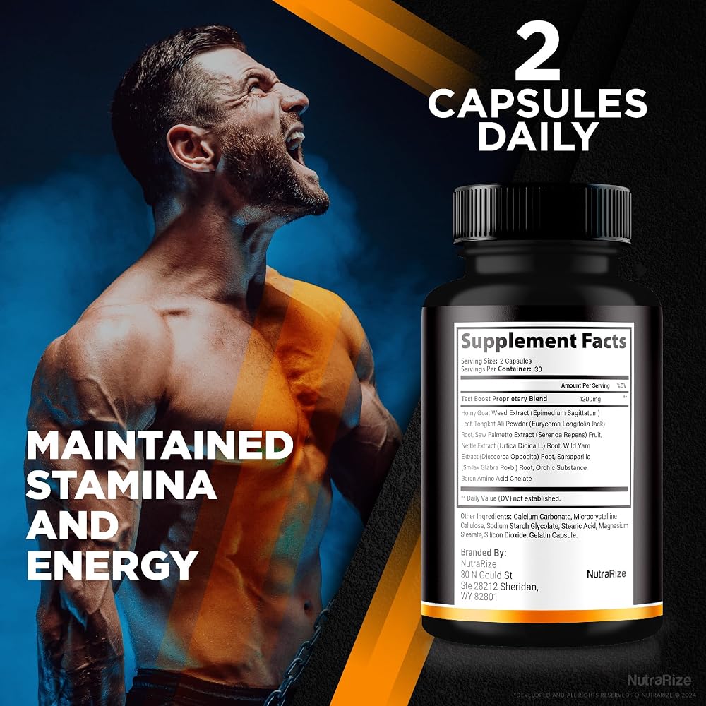 NutraRize New Flow XL Capsules for Men - 180 Capsules - image 5