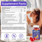 TBWU Magnesium Glycinate Gummies 600mg for Sleep - 120 Count - image 2