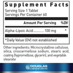 Douglas Laboratories Alpha-Lipoic Acid - 60 Tablets - image 2