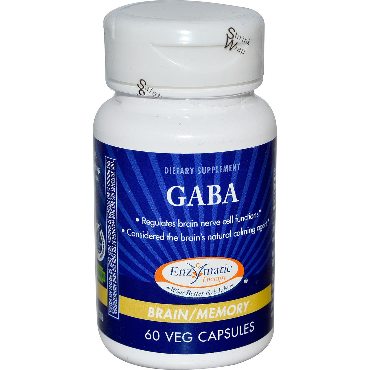 Enzymatic Therapy GABA 60 Capsules