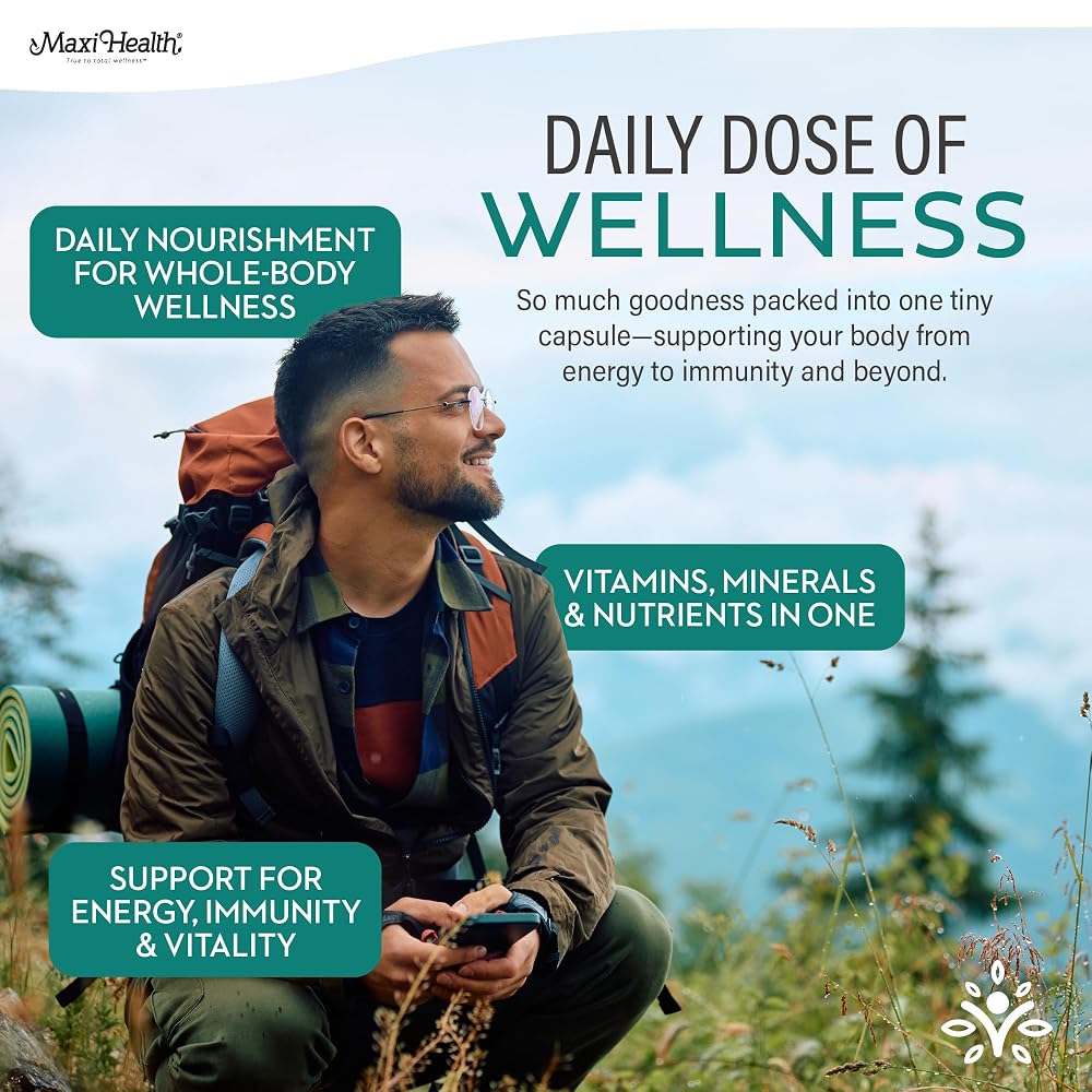 Maxi Health - Multivitamin for Women & Men - Daily Mens & Womens