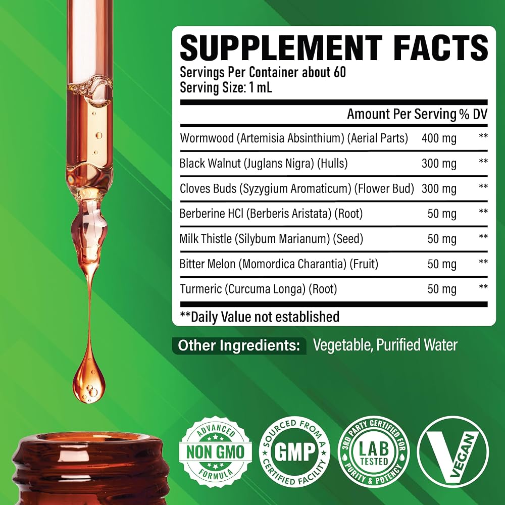 Satoomi Black Walnut Liquid Drops - 7in1 & 8in1 & 13in1
