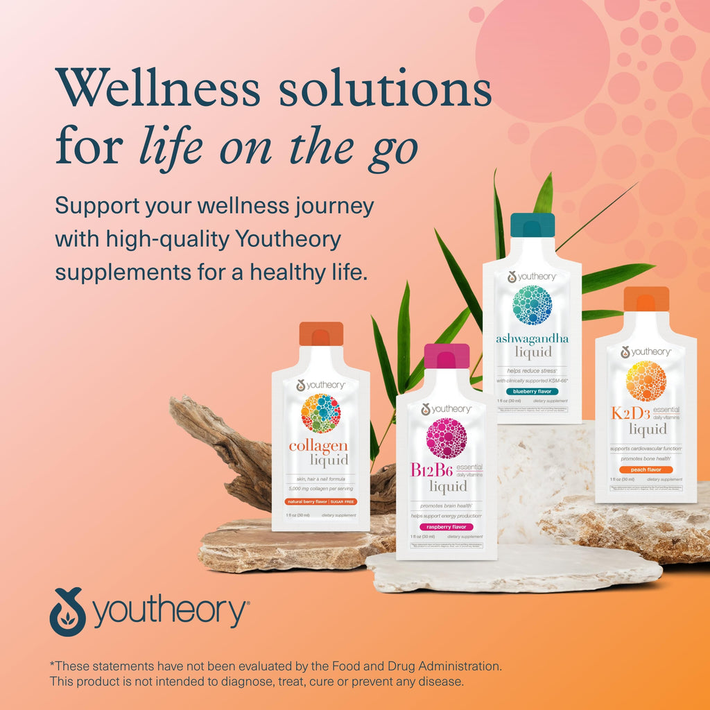 Youtheory K2D3 Liquid - Vitamin D3 & K2 Supplement for Bone