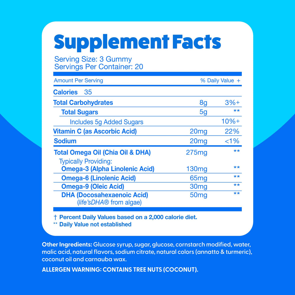 The Feel Great Vitamin Company Omega 3 6 9 + DHA Gummies - 60 Gummies - image 4
