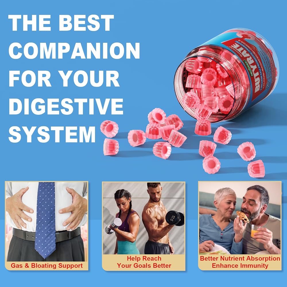 Nextdia Butyrate Gummies with Probiotic + Prebiotic + Postbiotic