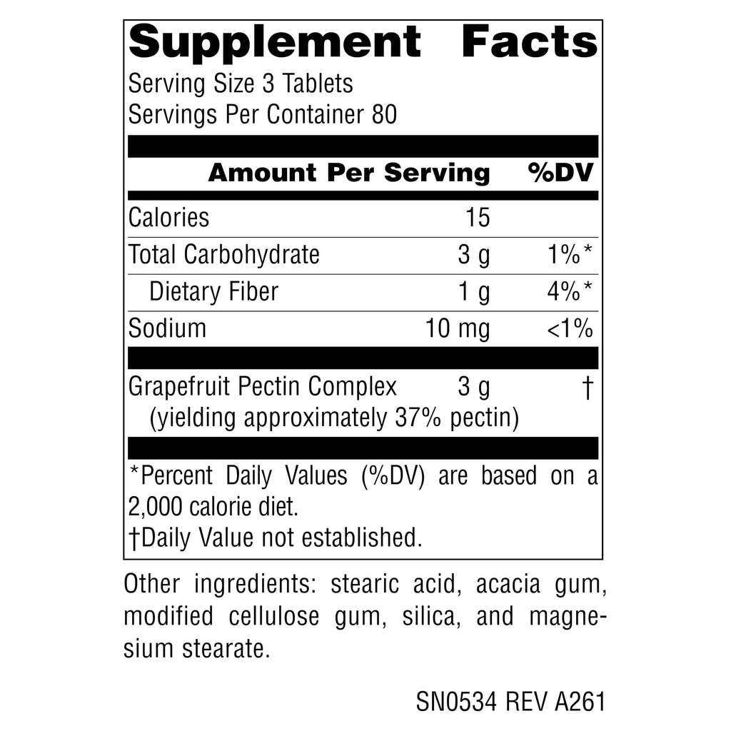 Source Naturals Grapefruit Pectin, 1000mg