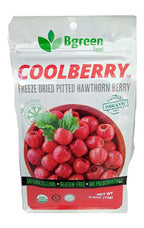 Coolberry Organic Freeze Dried Hawthorn Berry Superfood - 2.4 oz