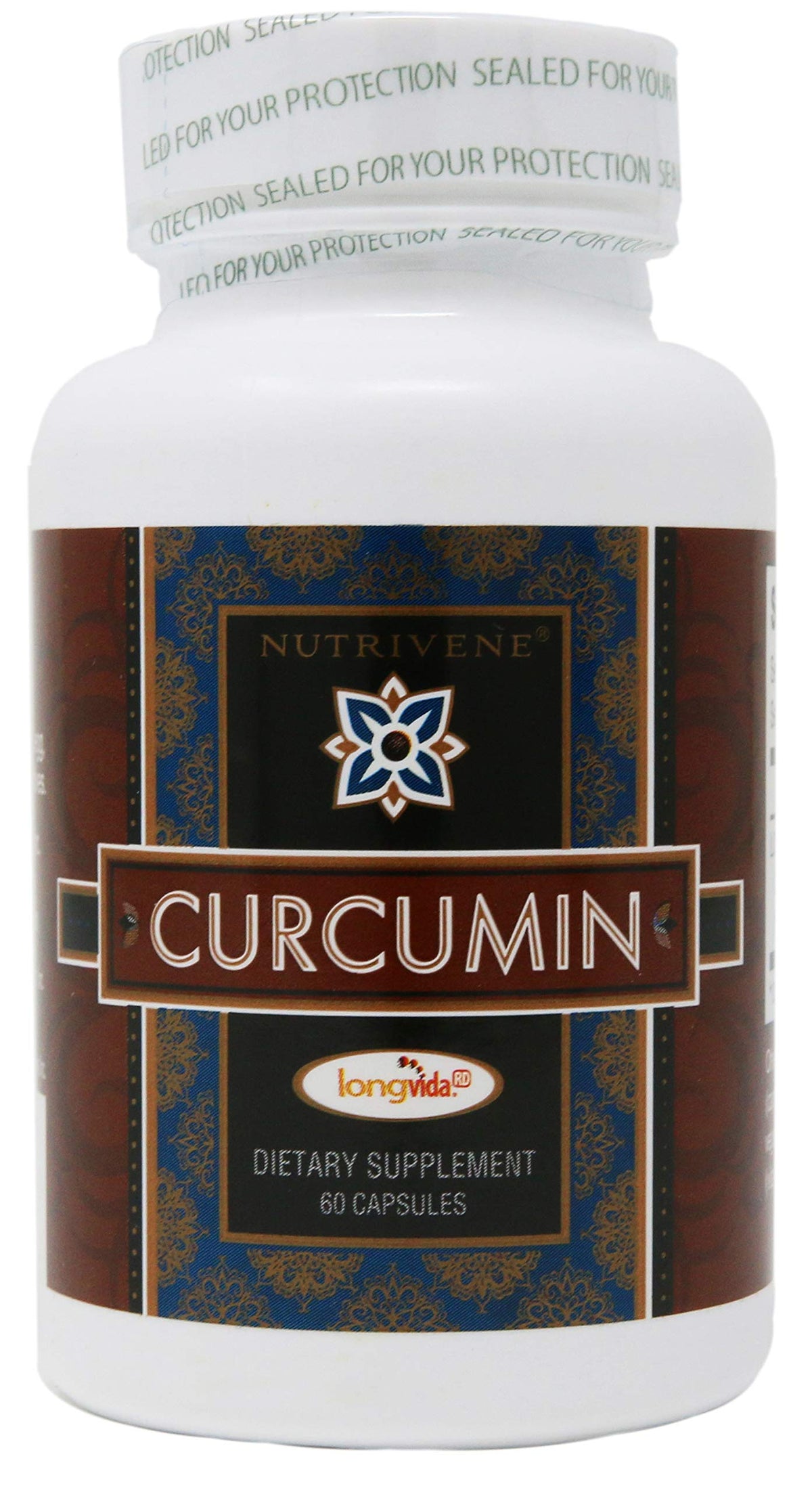 Nutrivene Curcumin Longvida 500 mg - 60 Capsules