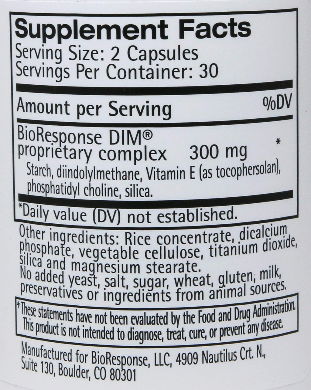 Bioresponse DIM 150 Vegetarian Capsules - 180 Count - image 2