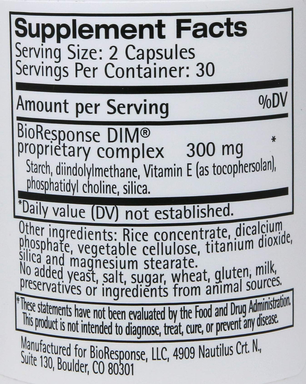Bioresponse DIM 150 Vegetarian Capsules - 180 Count - image 2