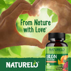 Naturelo Capsules iron 25Mg vitamin C gentle On The Stomach
