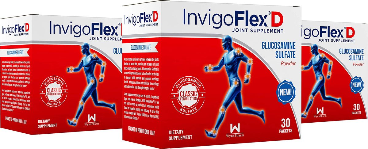 INVIGOFLEX® D - 1500mg of Glucosamine Sulfate Powder (Classic