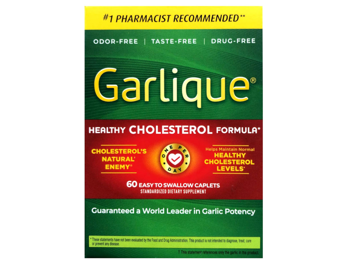 Garlique Garlic Dietary Supplement for Cardiovascular Support - 120 Caplets - image 2