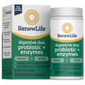 Renew Life Digestive Duo Probiotic and Enzymes - 30 Capsules