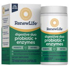 Renew Life Digestive Duo Probiotic and Enzymes - 30 Capsules