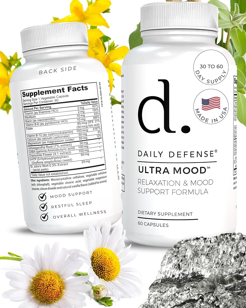 Daily Defense Ultra Mood Supplement - 60 Capsules