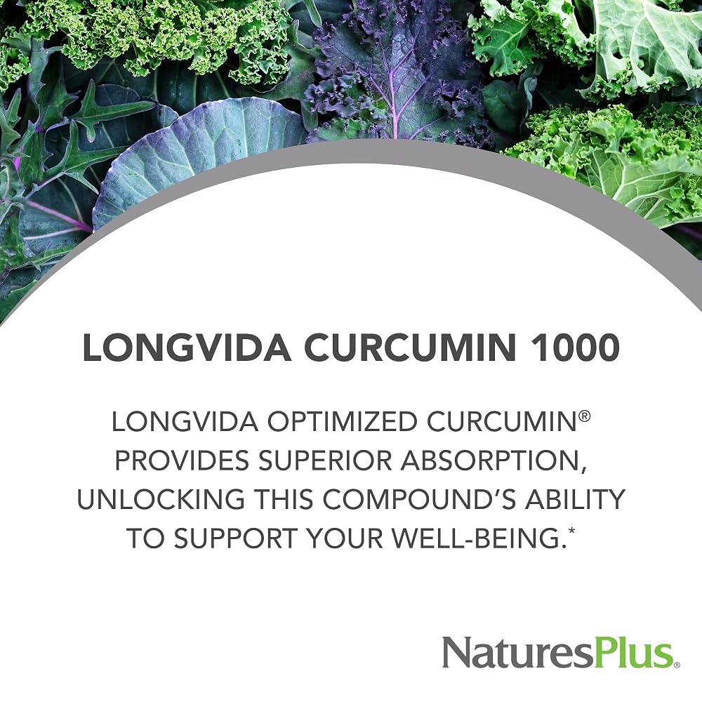 NaturesPlus PRO Longvida Curcumin 1000 mg - 60 Tablets - image 2