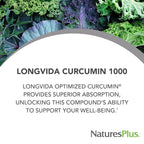 NaturesPlus PRO Longvida Curcumin 1000 mg - 60 Tablets - image 2
