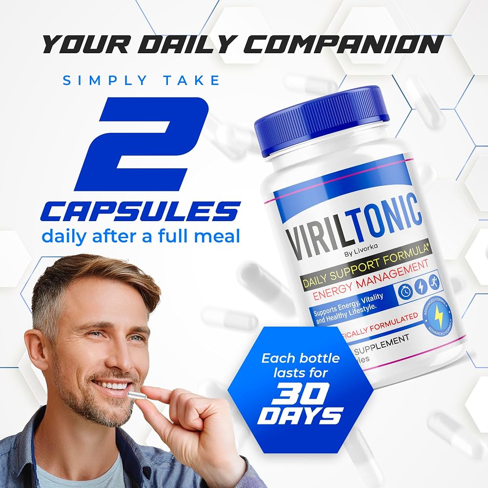PureFight4U Viriltonic Advanced Support Formula Capsules - 60 Capsules - image 3