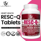 USK RESC-Q Resveratrol & L-Arginine Antioxidant - 60 Tablets - image 2