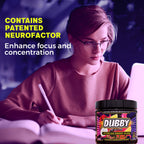 Dubby Sugar Free Energy Drink Powder Dragon Fruit Strawberry - 30 Servings - image 5