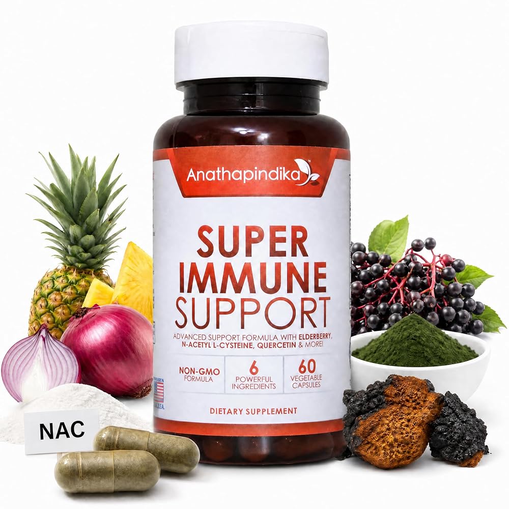 Anathapindika Health Super Immune Support 6-in-1 - 60 Capsules