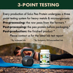 FOLONA SOLO Organic Pea Protein Isolate Powder - 2.7 lbs - image 5
