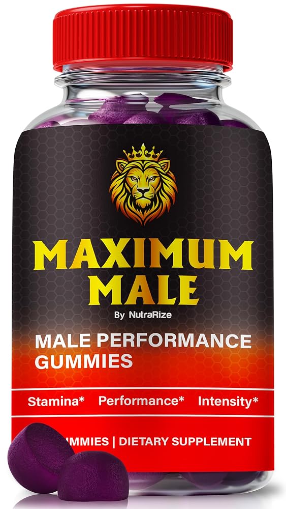 NutraRize Maximum Male Gummies for Men - 60 Gummies