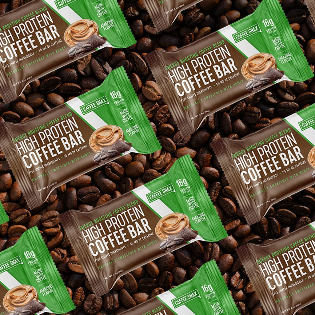 Coffee Snax Protein Coffee Energy Bar Peanut Butter - 12 Count - image 6
