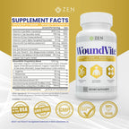 Zen Nutrients WoundVite Pre & Post Surgery Support - 60 Vegan Capsules - image 3