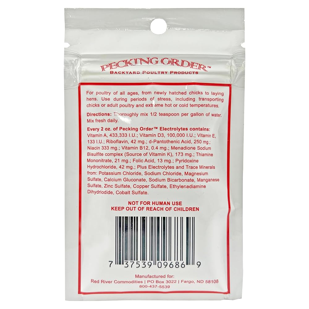 Pecking Order Electrolytes Plus Vitamins & Trace Minerals for Chickens - 3 Pack - image 3