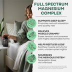 Wild Foods Magnesium Complex Supplement with 7X Forms, 90 Capsules