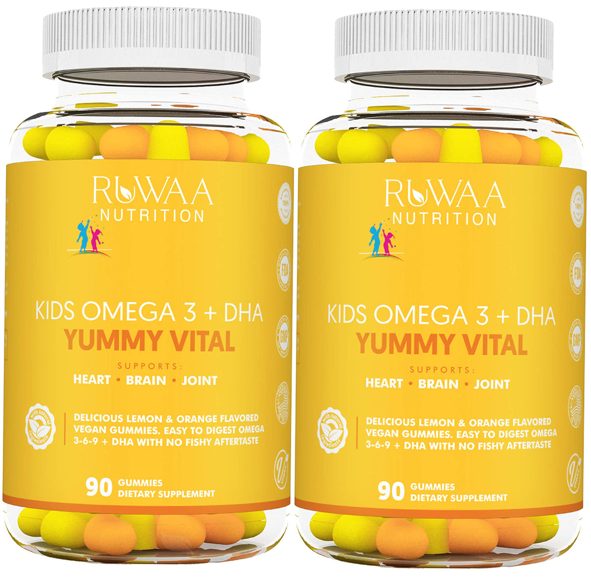 RUWAA NUTRITION Omega 3 Gummies for Kids