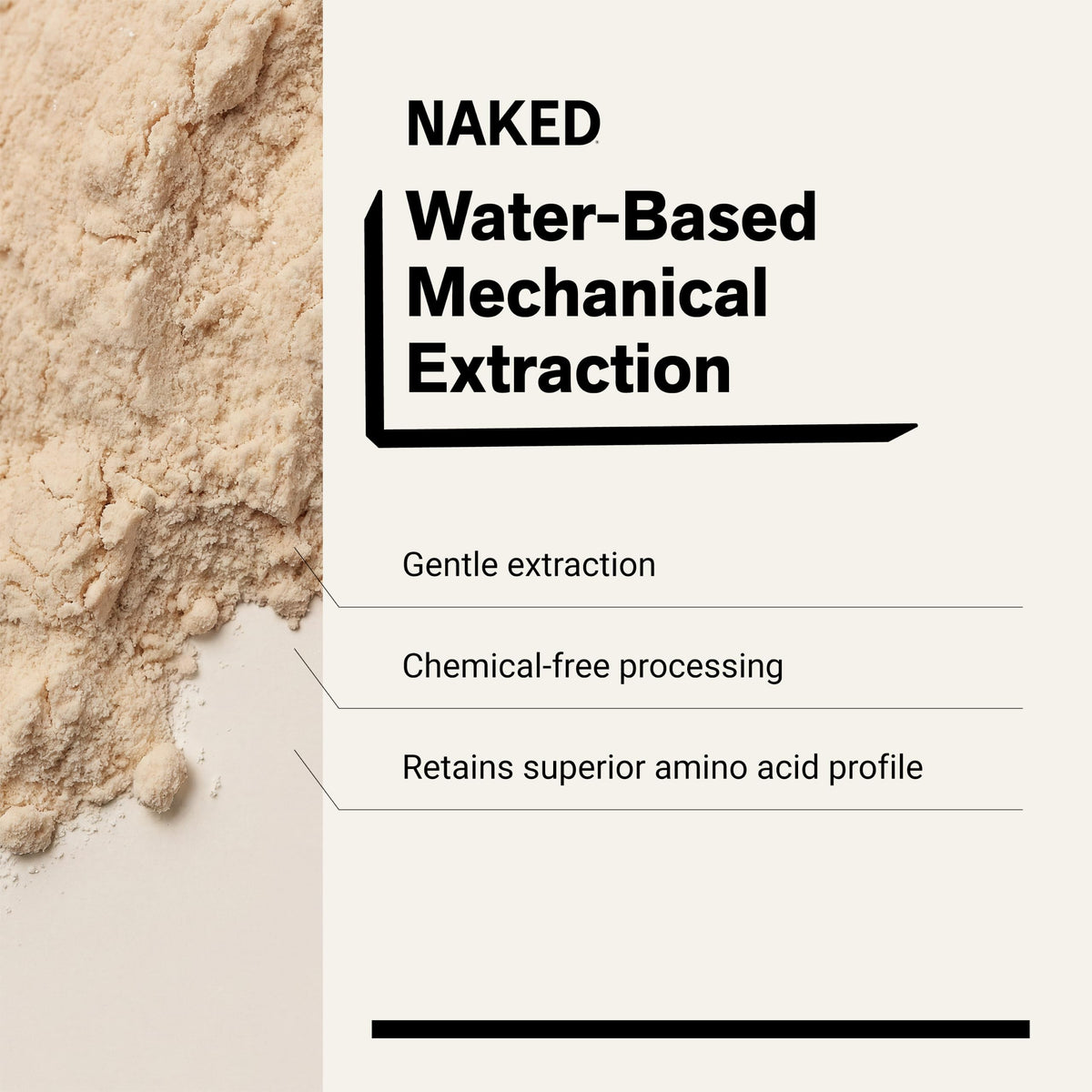 NAKED Pea 100% Pea Protein Powder - 5 LB - image 4