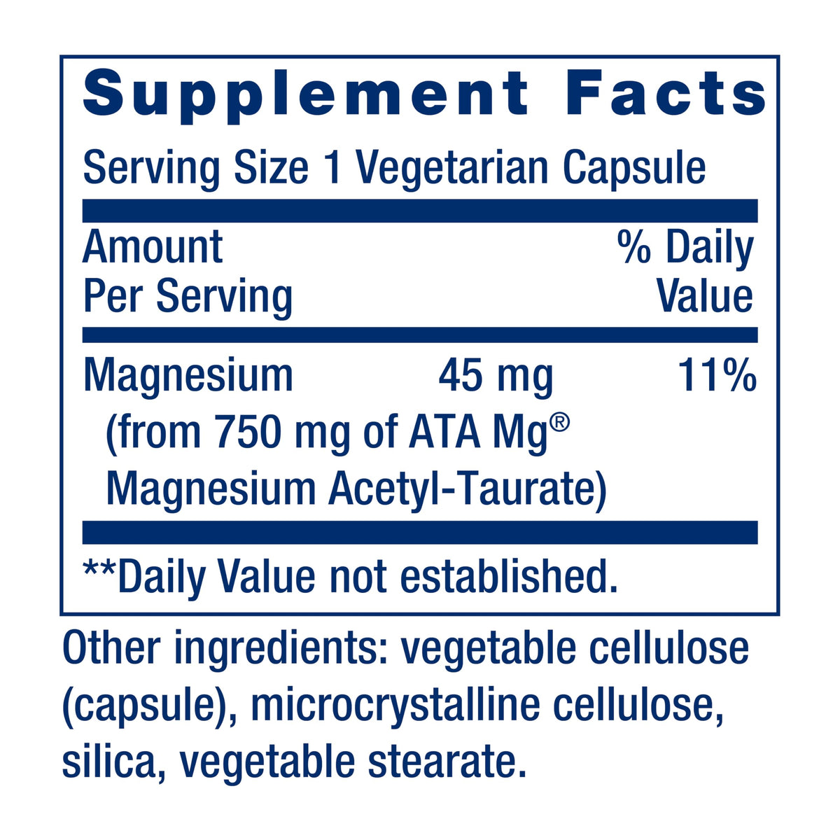 Life Extension Calm-Mag Magnesium Acetyl Taurinate - 30 Capsules - image 3