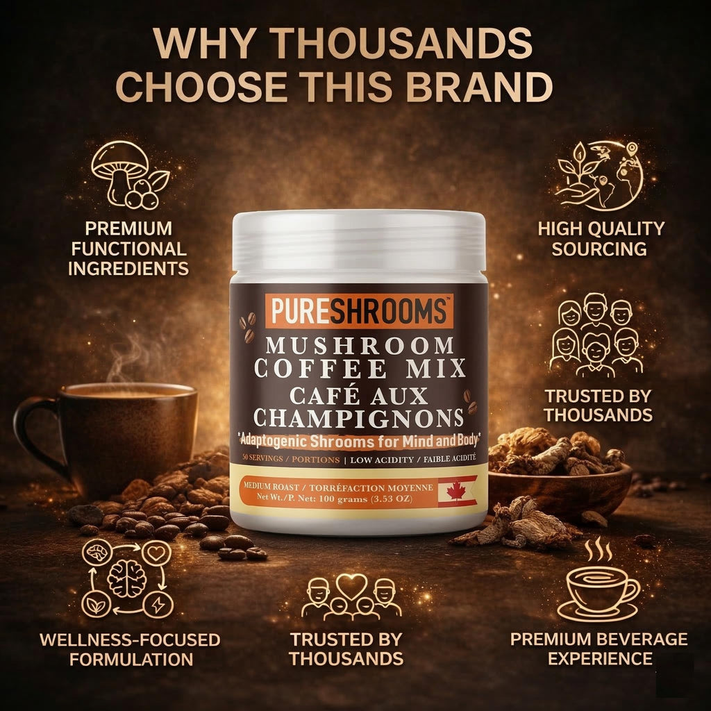 Pure Shrooms Adaptogenic Coffee