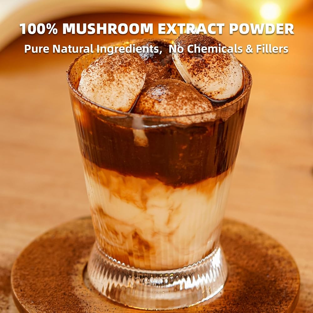 TEATREE 10 Mushrooms Powder for Focus & Energy - 100g - image 4