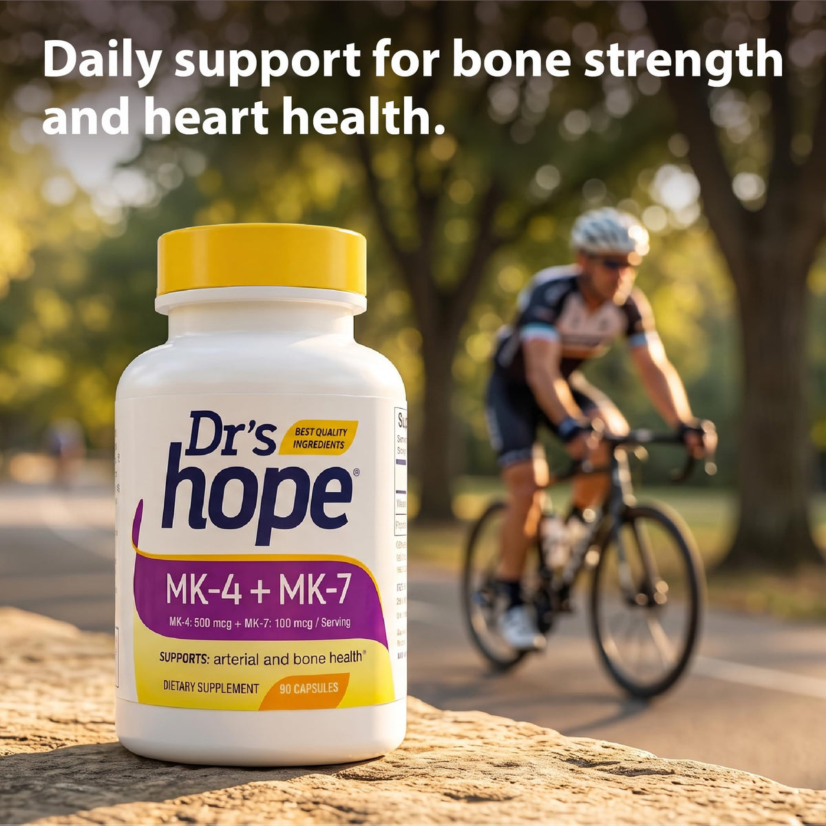Dr’s Hope Dr's Hope Vitamin K2 MK4 & MK7 Bone Support - 90 Capsules - image 3