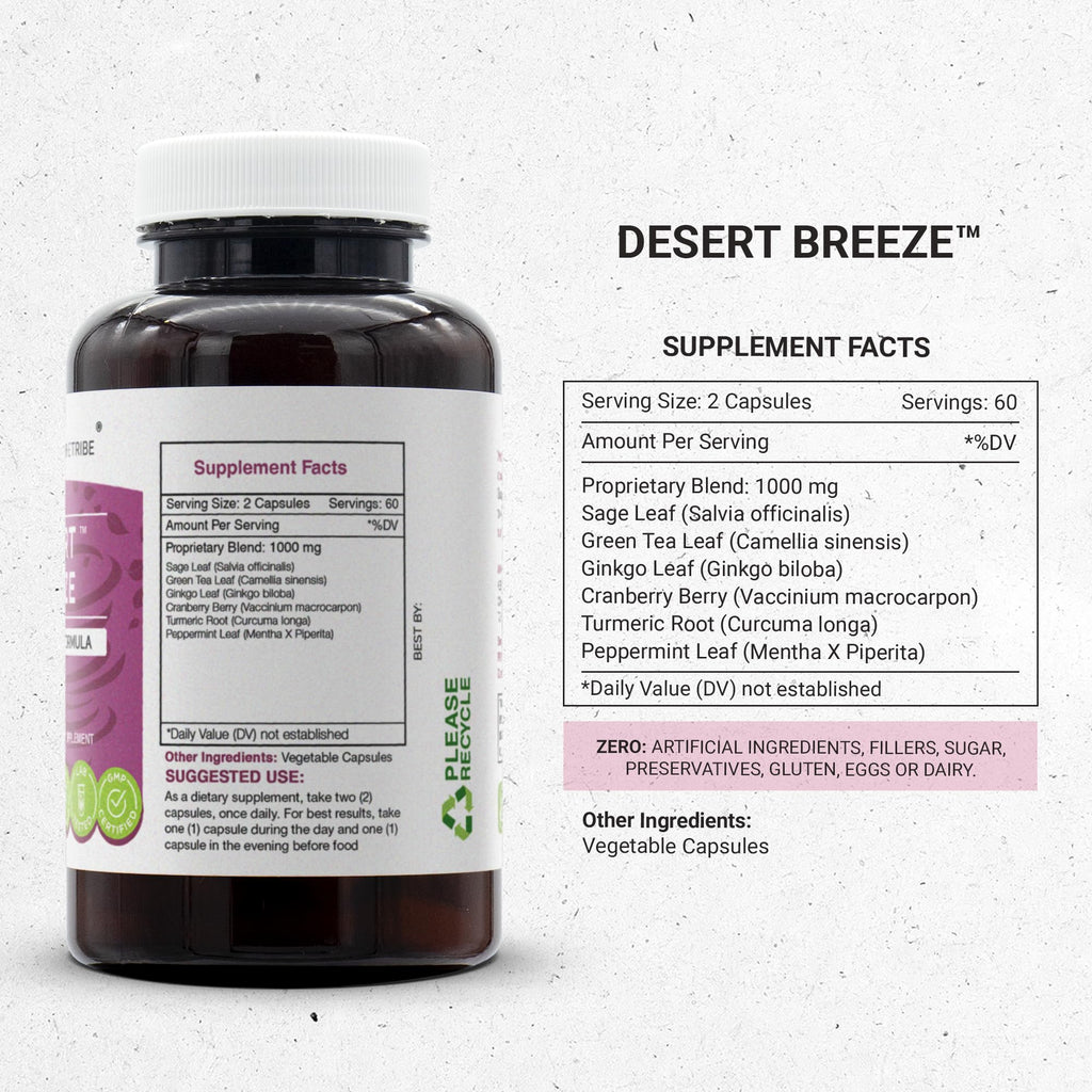 Secrets of the Tribe Desert Breeze 60/120 Capsules