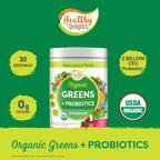 Healthy Delights Organic Greens + Probiotics Powder - 30 Servings - image 4