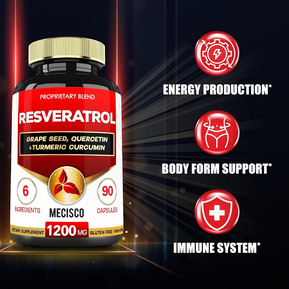 Mecisco Resveratrol Supplement_90 180Caps_300mg