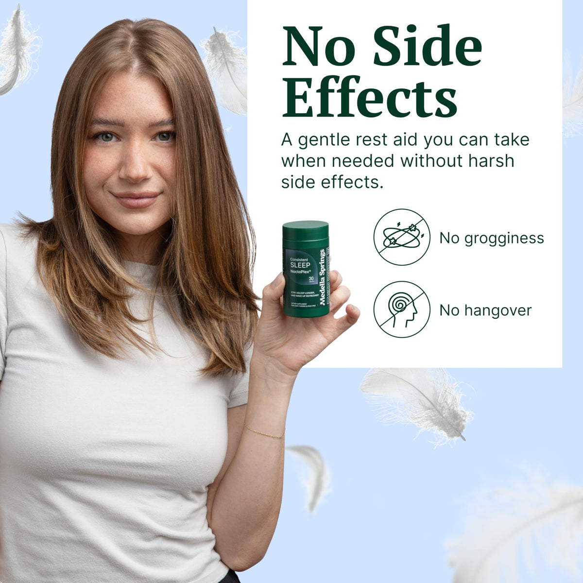 NoctoPlex Sleep Aid Non-Habit-Forming - 30 Capsules - image 3