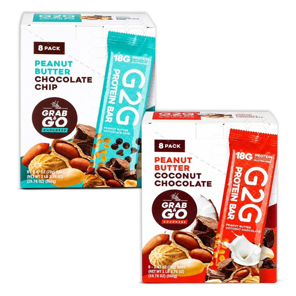 G2G Peanut Butter Lovers Protein Bars - 16 Count